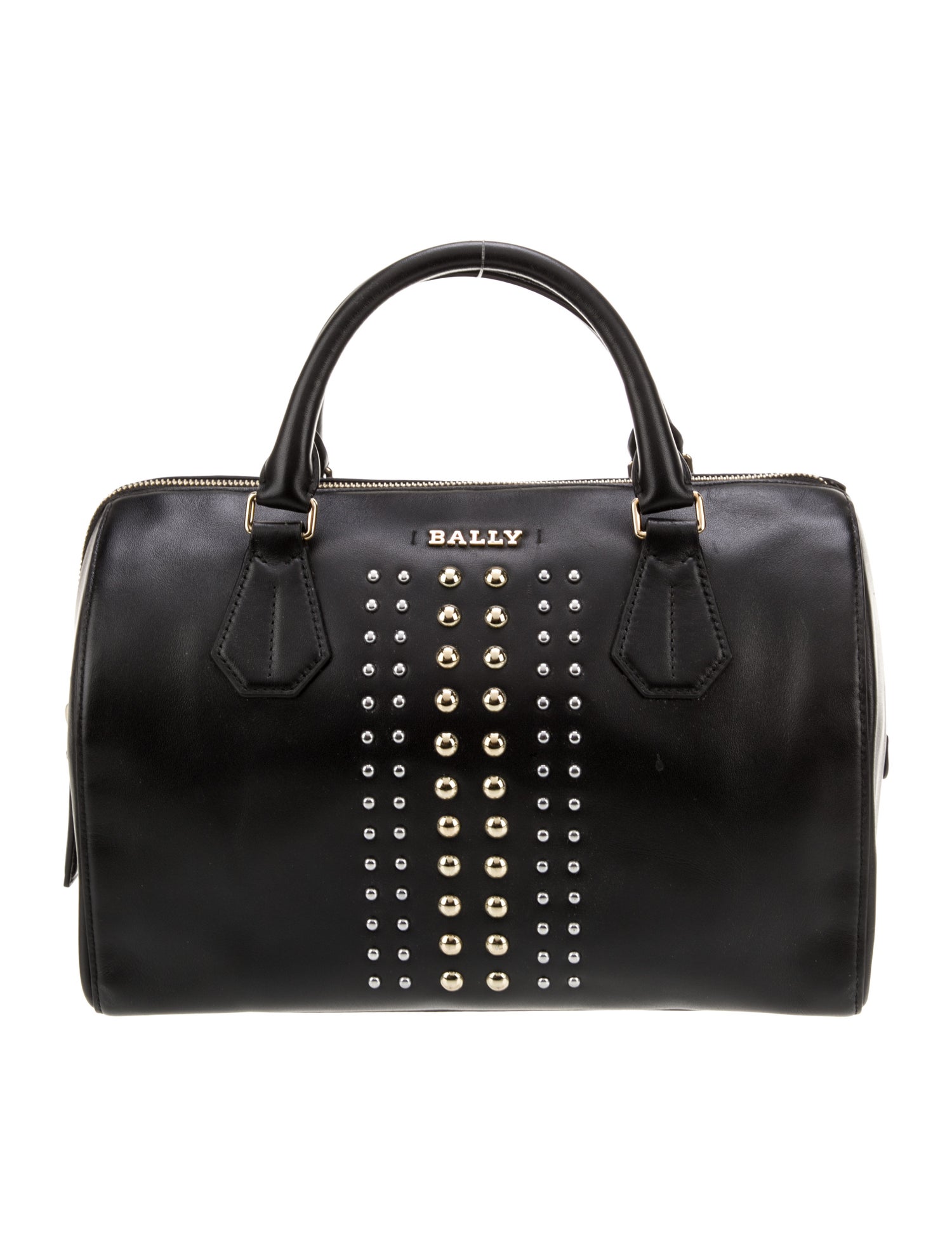 Bally Leather Top Handle Bag